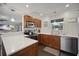 Well-equipped kitchen featuring modern cabinetry and ample counter space at 2425 Clematis St, Sarasota, FL 34239