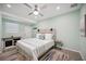 Guest bedroom with a king-size bed and plenty of closet space at 2425 Clematis St, Sarasota, FL 34239