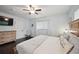 Spacious bedroom with a king bed and calming decor at 2425 Clematis St, Sarasota, FL 34239