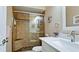 Updated bathroom with walk-in shower and modern vanity at 2911 74Th W St # 2276, Bradenton, FL 34209