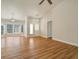 Open concept living room featuring hardwood floors at 2837 Cabaret St, Port Charlotte, FL 33948