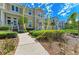 Two-story townhome with front porch and walkway at 327 Compass Point Dr # 201, Bradenton, FL 34209