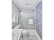 Updated bathroom with a walk-in shower and new fixtures at 9397 Midnight Pass Rd # 505, Sarasota, FL 34242