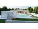 Luxury pool with lounge chairs and outdoor patio at 4014 Bay Shore Rd, Sarasota, FL 34234
