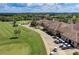 Aerial view of clubhouse and golf course at 6741 Rookery Lake Dr, Bradenton, FL 34212