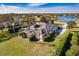 Aerial view of single-Gathering home with pool and large backyard at 22575 Morning Glory Cir, Bradenton, FL 34202