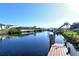 Scenic canal view with private dock at 723 Portia N St, Nokomis, FL 34275