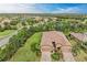 Aerial view of a luxury home community with resort-style amenities at 17007 Kenton Ter, Bradenton, FL 34202