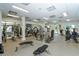 Fully equipped gym with modern exercise machines and ample space for a comprehensive workout at 7928 Matera Ct, Lakewood Ranch, FL 34202