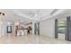 Open concept kitchen with stainless steel appliances and island at 1269 Backspin Dr, Englewood, FL 34223