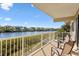 Enjoy water and community views from this relaxing balcony at 627 Bahia Beach Blvd, Ruskin, FL 33570