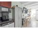 Small but well-equipped kitchenette with microwave and mini-fridge at 611 Destiny Dr # 107, Ruskin, FL 33570