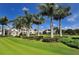 Landscaped grounds and clubhouse exterior at 21 Bayhead Ln, Osprey, FL 34229