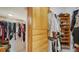 Custom closet with hanging rods, shelves, and drawers offering plenty of storage at 1713 Starling Dr # 1713, Sarasota, FL 34231