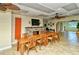 Common area with a fireplace and seating area at 9393 Midnight Pass Rd # 503, Sarasota, FL 34242
