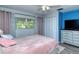 Serene bedroom featuring a ceiling fan, and plenty of closet space at 6041 Lilli Way # 72, Bradenton, FL 34207