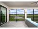 Relaxing screened balcony overlooking a golf course at 17825 Gawthrop Dr # 103, Bradenton, FL 34211