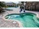 Community spa with a lift for easy access at 17825 Gawthrop Dr # 103, Bradenton, FL 34211