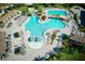 Relaxing pool area with multiple pools and a waterscape at 17825 Gawthrop Dr # 103, Bradenton, FL 34211