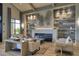 Relaxing lobby with fireplace and seating at 17825 Gawthrop Dr # 103, Bradenton, FL 34211