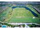 Aerial view of a lush golf course at 17825 Gawthrop Dr # 103, Bradenton, FL 34211