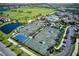 Well-maintained tennis and pickleball courts at 17825 Gawthrop Dr # 103, Bradenton, FL 34211