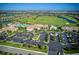 Aerial view of community clubhouse and golf course at 17825 Gawthrop Dr # 103, Bradenton, FL 34211