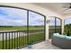 Enjoy the view from this screened balcony at 17825 Gawthrop Dr # 103, Bradenton, FL 34211