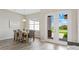 Casual dining area with patio doors and view at 27059 Curitiba Dr, Punta Gorda, FL 33983