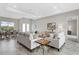 Open concept living room and dining area at 27059 Curitiba Dr, Punta Gorda, FL 33983