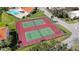 Two well-maintained tennis courts in a community setting at 4382 Madeira Ct # 3361, Sarasota, FL 34233