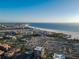 Aerial view of beach, parking, and community at 1055 Beach Rd # B-302, Sarasota, FL 34242