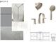 Modern bathroom design with a silver faucet and vanity featuring light gray and white design elements at 1802 Field Rd, Sarasota, FL 34231