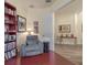Relaxing home office with built-in shelves and comfortable recliner at 4139 63Rd E Ter, Sarasota, FL 34243