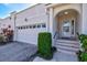 Front view of villa with attached garage at 4818 61St Avenue W Ter, Bradenton, FL 34210