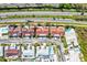 Aerial view of homes with private pools at 4818 61St Avenue W Ter, Bradenton, FL 34210