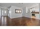 Open dining room with hardwood floors and kitchen views at 4818 61St Avenue W Ter, Bradenton, FL 34210