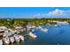 Aerial view of a marina with many boats at 4818 61St Avenue W Ter, Bradenton, FL 34210