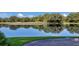 Serene lake view with lush greenery at 8223 Regents Ct, University Park, FL 34201