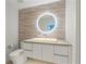 Modern bathroom with a sleek vanity and floating sink at 800 N Tamiami Trl # 1603, Sarasota, FL 34236