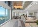 Open floor plan boasts city views, modern kitchen, and spacious living area at 800 N Tamiami Trl # 1603, Sarasota, FL 34236