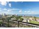 Balcony view showcases stunning water and city skyline at 800 N Tamiami Trl # 1603, Sarasota, FL 34236