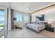 Main bedroom with city views and comfortable seating at 800 N Tamiami Trl # 1603, Sarasota, FL 34236