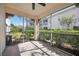 Spacious screened porch with a view of the surrounding community at 4260 Central Sarasota Pkwy # 213, Sarasota, FL 34238