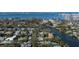 Aerial view of Sarasota waterfront homes and neighborhood, showcasing a prime location at 908 Pomelo Ave, Sarasota, FL 34236