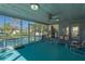 Relaxing screened porch overlooking the pool and backyard at 908 Pomelo Ave, Sarasota, FL 34236