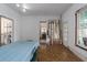 Dining room with table, chairs, and hardwood floors at 908 Pomelo Ave, Sarasota, FL 34236