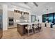 Gourmet kitchen boasting stainless steel appliances and an eat-in island at 1209 Blue Shell Loop, Sarasota, FL 34240