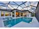 Resort-style pool and spa with a spacious lanai at 1209 Blue Shell Loop, Sarasota, FL 34240