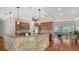 Spacious kitchen with granite countertops, stainless steel appliances, and an island at 1789 Loma Linda St, Sarasota, FL 34239